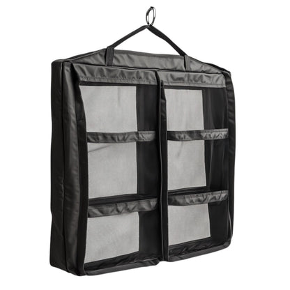 Kledy Large Toiletry Bag for Men & Women - Hanging Travel Organizer with Dry & Wet Separation - Water-Resistant Makeup & Shaving Kit - Charcoal Grey